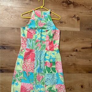 Lilly Pulitzer Patchwork Halter Dress - Multicolor